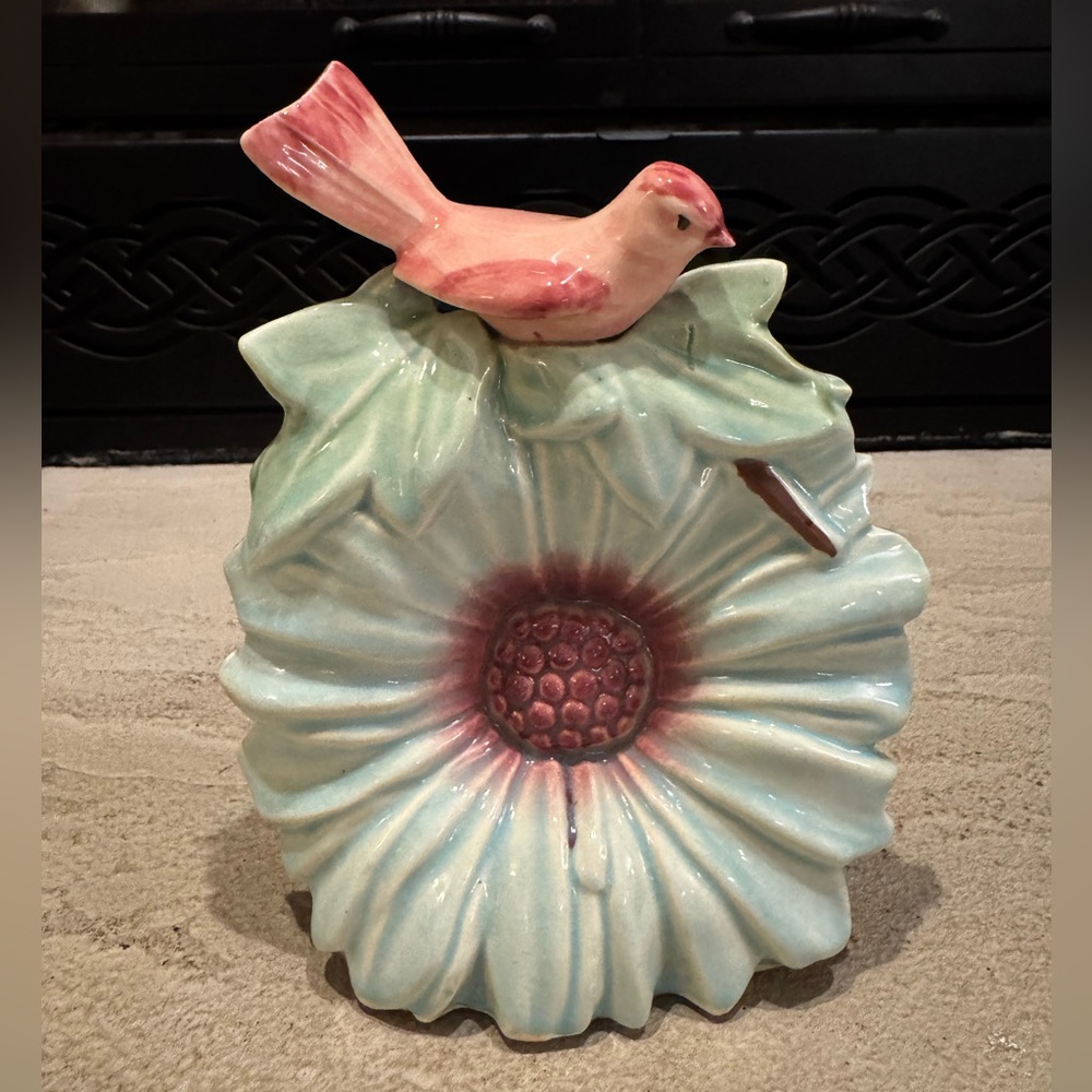 Vintage 1940’s McCoy Bird Wall Pocket Planter